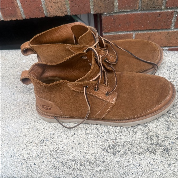 UGG Men's Tan Suede Chukka Boots - Picture 1 of 7